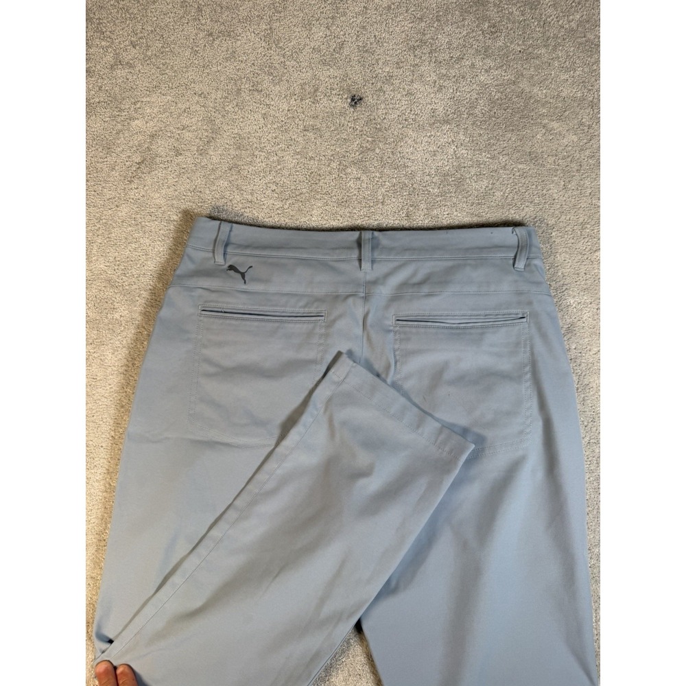 Puma Ice Gray Essential Pounce Performance Drycell Golf Pants 572319 Size 33x32